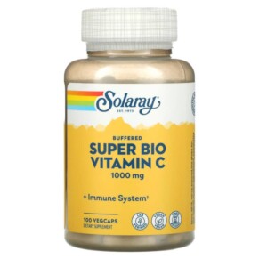 Thuốc bổ Solaray Buffered Super Bio Vitamin C 1.000 mg 100 VegCaps 076280044607