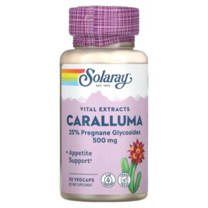 Thuốc bổ Solaray Caralluma Vital Extracts 500 mg 30 VegCaps 076280660548