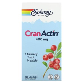 Thuốc bổ Solaray CranActin Urinary Tract Health 400 mg 120 VegCaps 076280008418