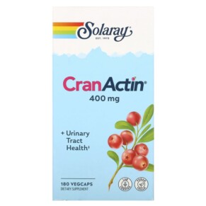 Thuốc bổ Solaray CranActin Urinary Tract Health 400 mg 180 VegCaps 076280084221