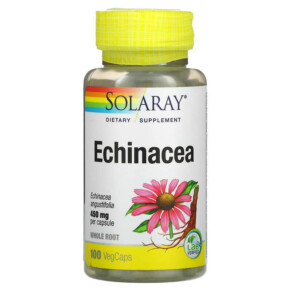 Thuốc bổ Solaray Echinacea 450 mg 100 VegCaps 076280192407