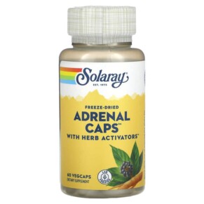 Thuốc bổ Solaray Freeze-Dried Adrenal Caps with Herb Activators 60 VegCaps 076280051001