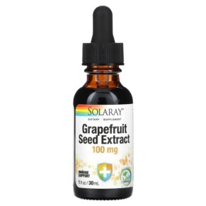 Thuốc bổ Solaray Grapefruit Seed Extract 100 mg 1 fl oz (30 ml) 076280116076