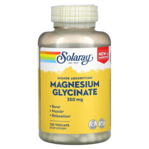 Thuốc bổ Solaray High Absorption Magnesium Glycinate 350 mg 120 VegCaps 076280549010