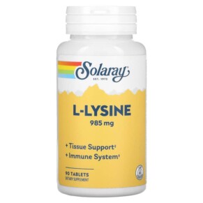 Thuốc bổ Solaray L-Lysine 333 mg 90 Tablets 076280048605