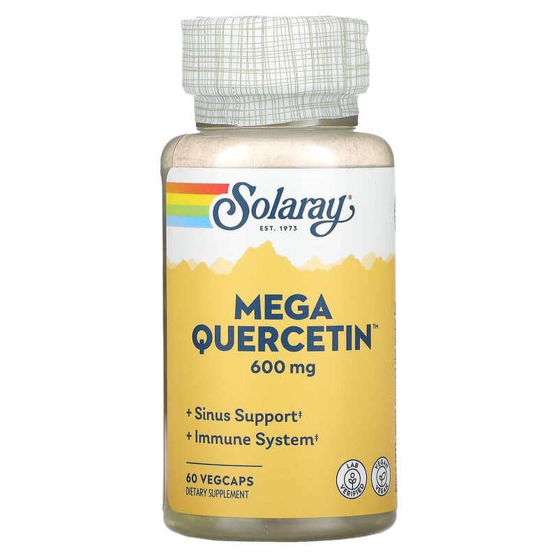 Solaray Mega Quercetin 600 mg 60 VegCaps 6 Thực phẩm chức năng Solaray Mega Quercetin 600 mg 60 VegCaps 076280446869