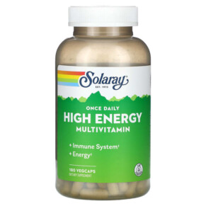 Thuốc bổ Solaray Once Daily High Energy Multivitamin 180 VegCaps 076280473124