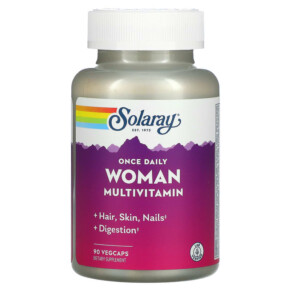 Thuốc bổ Solaray Once Daily Woman Multivitamin 90 VegCaps 076280518122