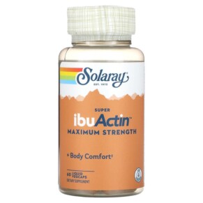 Thuốc bổ Solaray Super IbuActin Maximum Strength 60 Liquid VegCaps 076280761382
