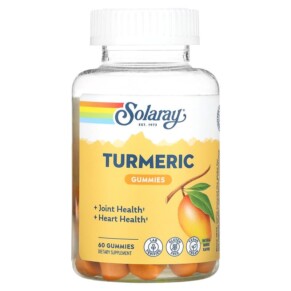 Thuốc bổ Solaray Turmeric Gummies Natural Mango 60 Gummies 076280279320