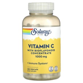 Thuốc bổ Solaray Vitamin C with Bioflavonoid Concentrate 1.000 mg 250 VegCaps 076280044416