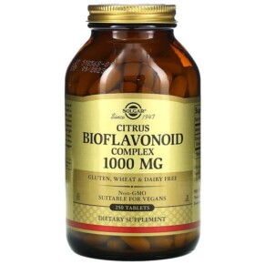 Thuốc bổ Solgar Citrus Bioflavonoid Complex 1.000 mg 250 Tablets 033984009219