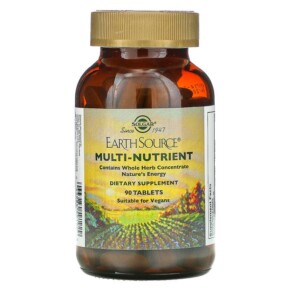 Thuốc bổ Solgar Earth Source Multi-Nutrient Providing Whole Food Concentrates 90 Tablets 033984591929