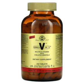 Thuốc bổ Solgar Formula VM-75 250 Tablets 033984303904
