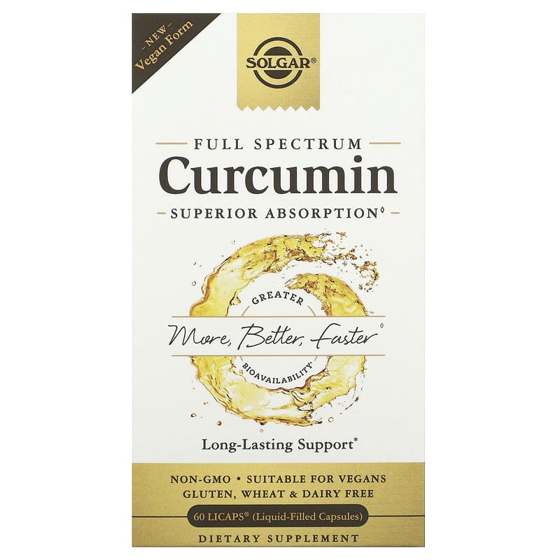 Solgar Full Spectrum Curcumin 60 Licaps 6 Thực phẩm chức năng Solgar Full Spectrum Curcumin 60 Licaps 033984547070