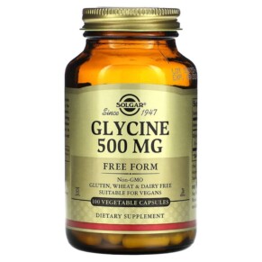 Thuốc bổ Solgar Glycine 500 mg 100 Vegetable Capsules 033984013704