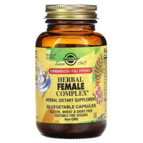 Thuốc bổ Solgar Herbal Female Complex 50 Vegetable Capsules 033984041639