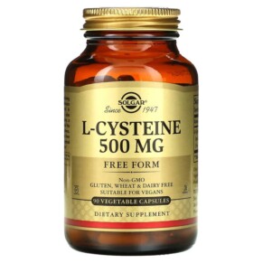 Thuốc bổ Solgar L-Cysteine 500 mg 90 Vegetable Capsules 033984009622