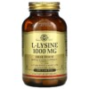 Thuốc bổ Solgar L-Lysine Free Form 1.000 mg 100 Tablets 033984017016