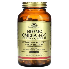 Thuốc bổ Solgar Omega 3-6-9 1.300 mg 120 Softgels 033984020283