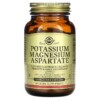 Thuốc bổ Solgar Potassium Magnesium Aspartate 90 Vegetable Capsules 033984022676