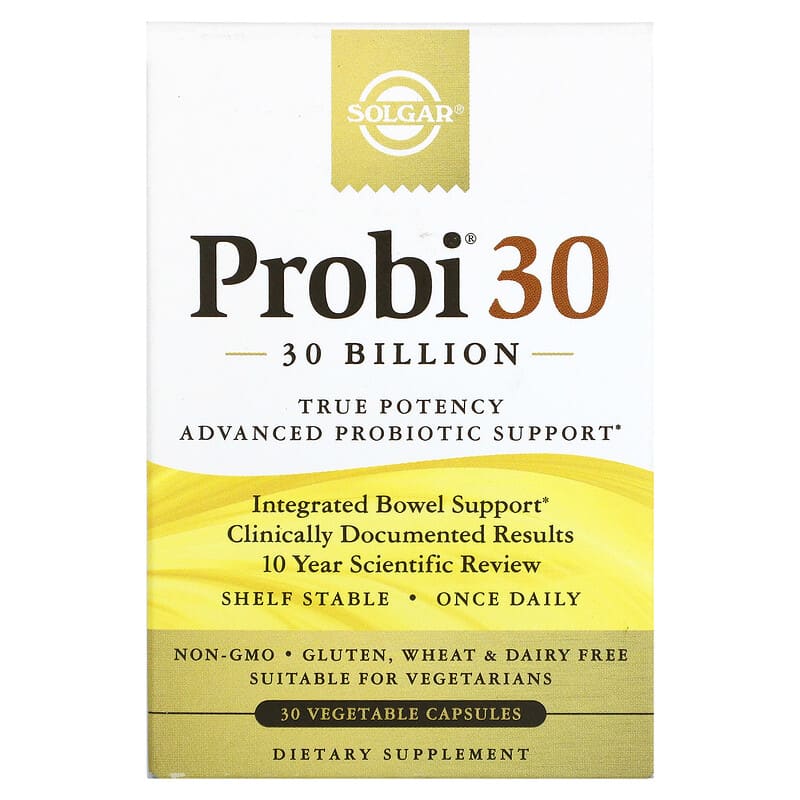 Solgar Probi 30 30 Billion 30 Vegetable Capsules 6 Thực phẩm chức năng Solgar Probi 30 30 Billion 30 Vegetable Capsules 033984539259