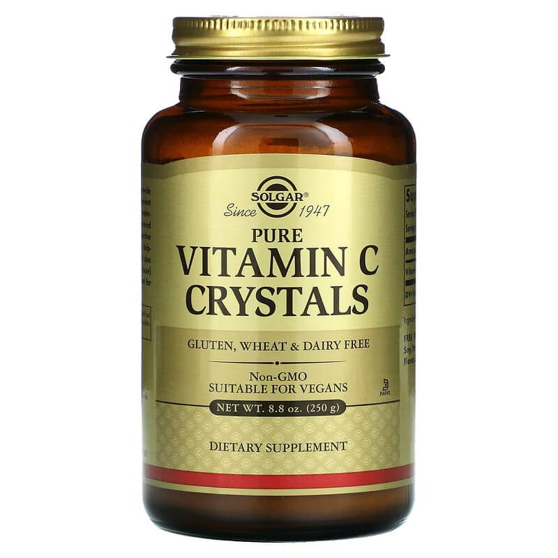 Solgar Pure Vitamin C Crystals 8.8 oz (250 g) 6 Thực phẩm chức năng Solgar Pure Vitamin C Crystals 8.8 oz (250 g) 033984033016