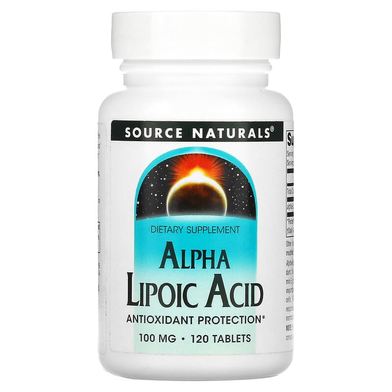 Source Naturals Alpha Lipoic Acid 100 mg 120 Tablets 6 Thực phẩm chức năng Source Naturals Alpha Lipoic Acid 100 mg 120 Tablets 021078001553