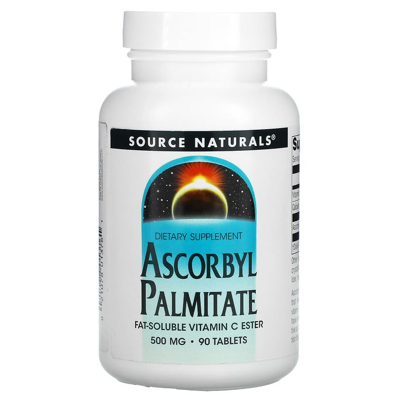 Source Naturals Ascorbyl Palmitate 500 mg 90 Tablets 6 Thực phẩm chức năng Source Naturals Ascorbyl Palmitate 500 mg 90 Tablets 021078013761