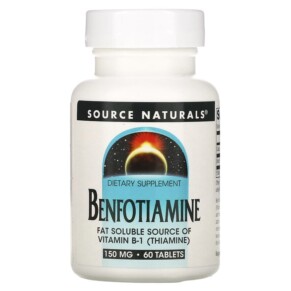 Thuốc bổ Source Naturals Benfotiamine 150 mg 60 Tablets 021078019060