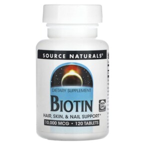 Thuốc bổ Source Naturals Biotin 10.000 mcg 120 Tablets 021078026334