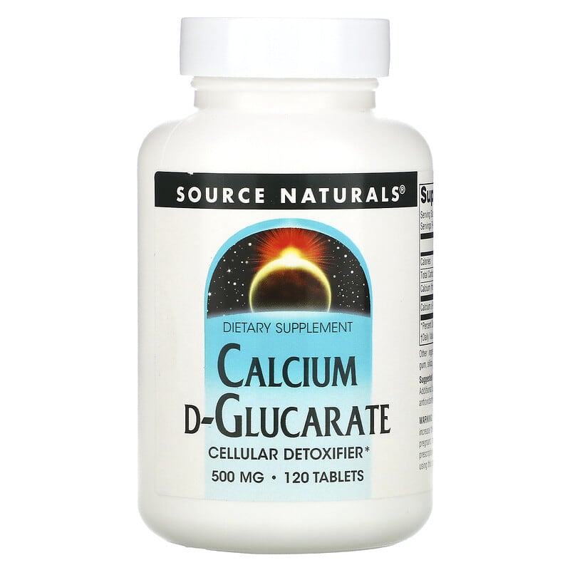 Source Naturals Calcium D-Glucarate 500 mg 120 Tablets 6 Thực phẩm chức năng Source Naturals Calcium D-Glucarate 500 mg 120 Tablets 021078008712