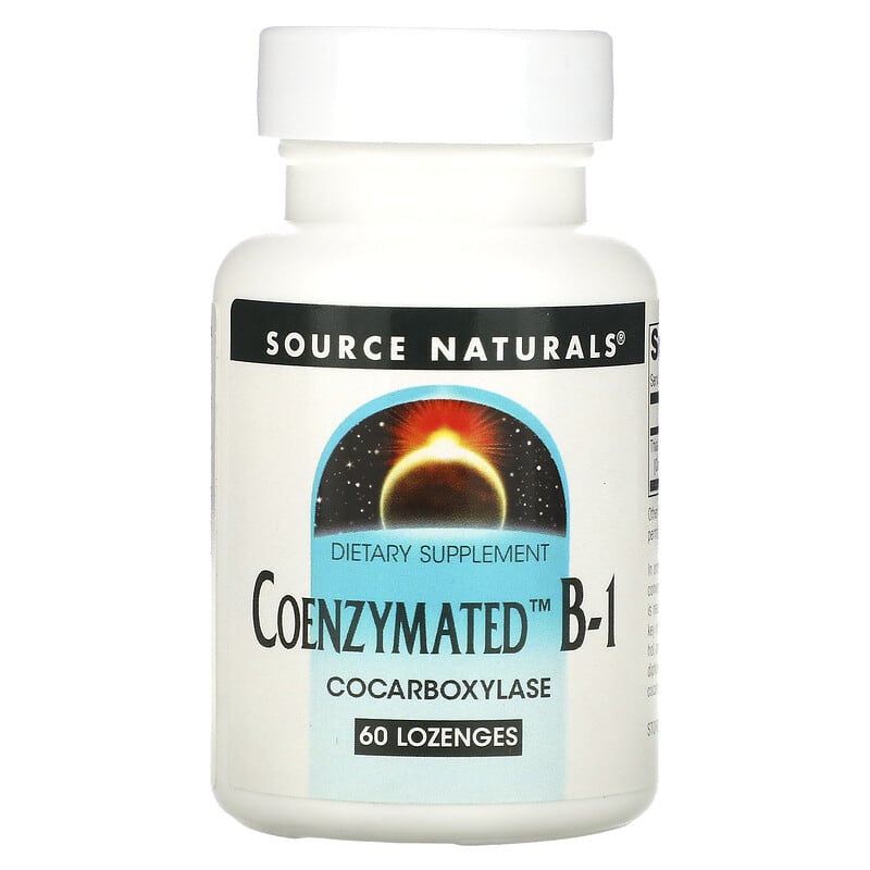 Source Naturals Coenzymated B-1 60 Lozenges 6 Thực phẩm chức năng Source Naturals Coenzymated B-1 60 Lozenges 021078009337