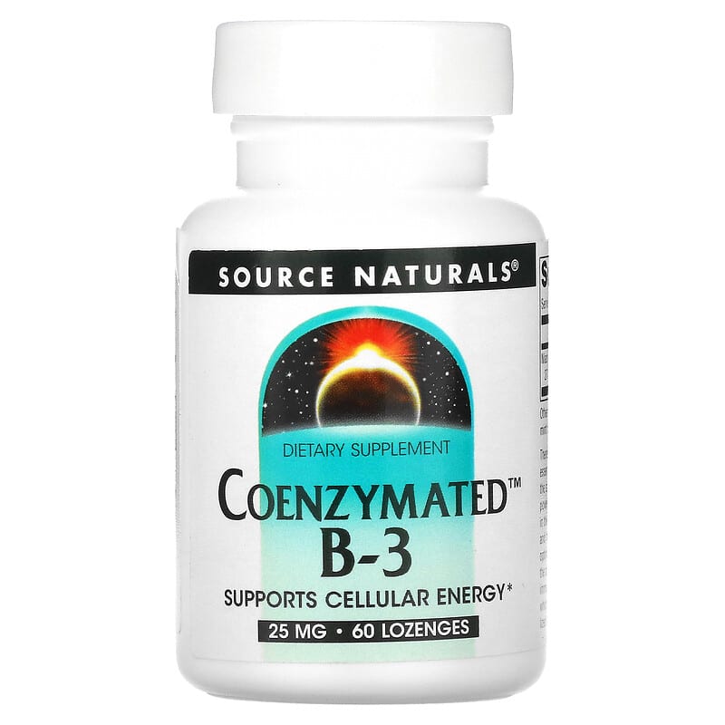 Source Naturals Coenzymated B-3 25 mg 60 Lozenges 6 Thực phẩm chức năng Source Naturals Coenzymated B-3 25 mg 60 Lozenges 021078009375