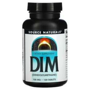 Thuốc bổ Source Naturals DIM (Diindolylmethane) 100 mg 120 Tablets 021078015673