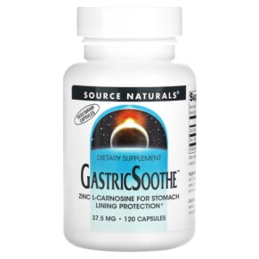 Thuốc bổ Source Naturals GastricSoothe 37.5 mg 120 Capsules 021078022978