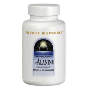 Thuốc bổ Source Naturals L-Alanine 3.53 oz (100 g) 021078001485
