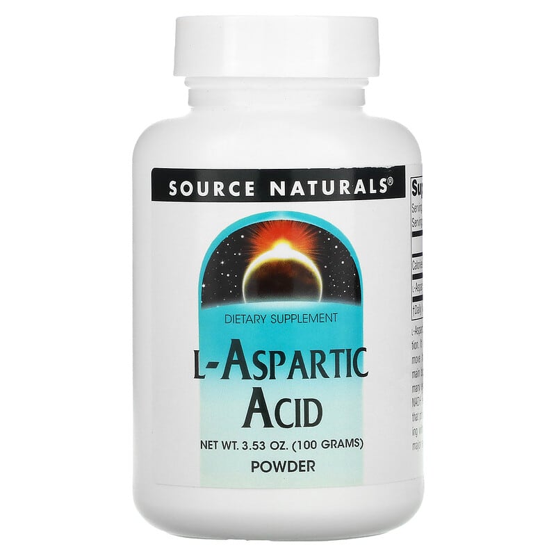 Source Naturals L-Aspartic Acid Powder 3.53 oz (100 g) 6 Thực phẩm chức năng Source Naturals L-Aspartic Acid Powder 3.53 oz (100 g) 021078001676