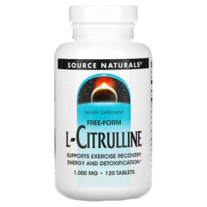 Thuốc bổ Source Naturals L-Citrulline Free-Form 1.000 mg 120 Tablets 021078020240