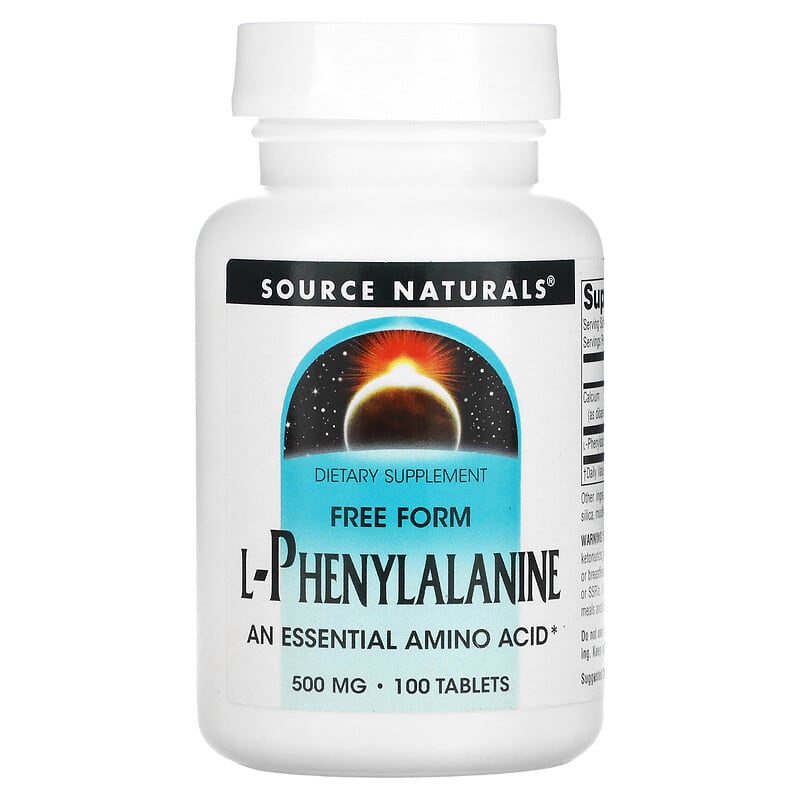 Source Naturals L-Phenylalanine 250 mg 100 Tablets 6 Thực phẩm chức năng Source Naturals L-Phenylalanine 250 mg 100 Tablets 021078001614