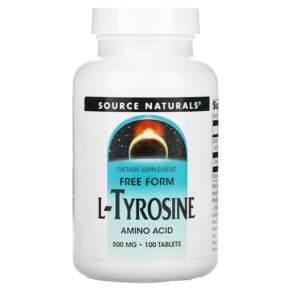 Thuốc bổ Source Naturals L-Tyrosine 500 mg 100 Tablets 021078001904