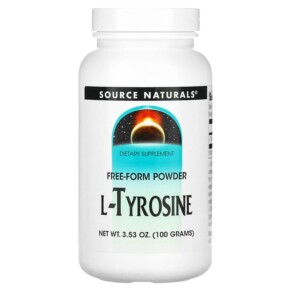 Thuốc bổ Source Naturals L-Tyrosine Free-Form Powder 3.53 oz (100 g) 021078001874
