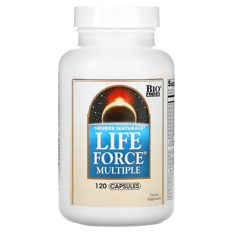 Source Naturals Life Force Multiple 120 Capsules 6 Thực phẩm chức năng Source Naturals Life Force Multiple 120 Capsules 021078014225