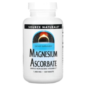 Thuốc bổ Source Naturals Magnesium Ascorbate 1.000 mg 120 Tablets 021078023999