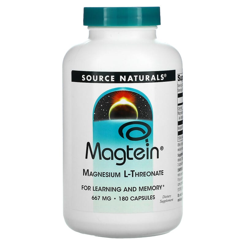Source Naturals Magtein Magnesium L-Threonate 667 mg 180 Capsules 6 Thực phẩm chức năng Source Naturals Magtein Magnesium L-Threonate 667 mg 180 Capsules 021078024866