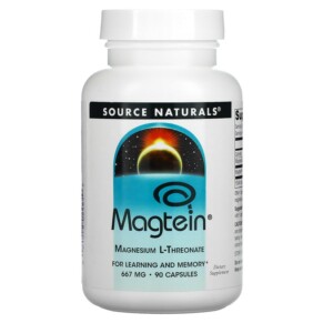 Thuốc bổ Source Naturals Magtein Magnesium L-Threonate 667 mg 90 Capsules 021078024859