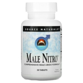 Thuốc bổ Source Naturals Male Nitro 30 Tablets 021078024750