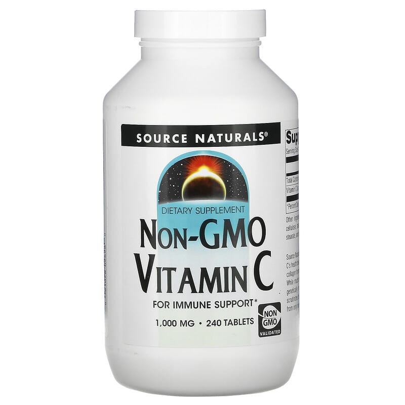Source Naturals Non-GMO Vitamin C 1.000 mg 240 Tablets 6 Thực phẩm chức năng Source Naturals Non-GMO Vitamin C 1.000 mg 240 Tablets 021078026280