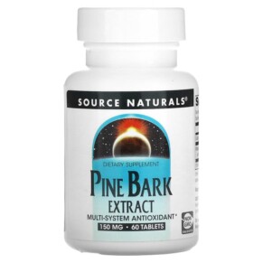 Thuốc bổ Source Naturals Pine Bark Extract 150 mg 60 Tablets 021078020837