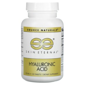Thuốc bổ Source Naturals Skin Eternal Hyaluronic Acid 50 mg 120 Tablets 021078016267